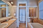 3rd Floor King Suite Bathroom with Soaker Tub and Double Vanities 